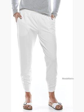 UPF 50+ Sun Protection Relaxed Fit Pants - Ruche Detail